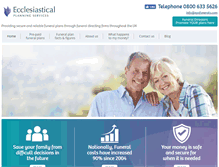Tablet Screenshot of funeralplans.co.uk